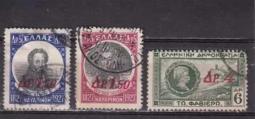 Griechenland 1932 Nr 346-348 Gestempelt (Posten)