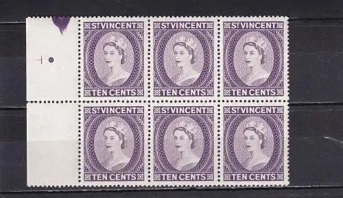 St. Vincent 1964 Nr 190 Postfrisch / **
