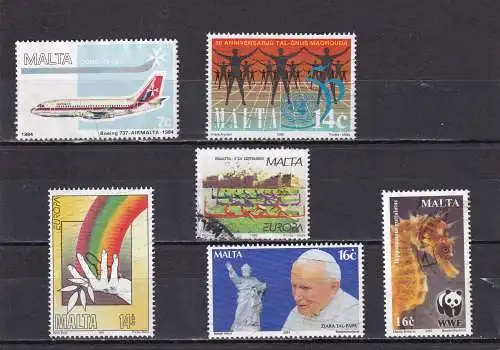 Malta 1984-2002 Gestempelt (Posten)