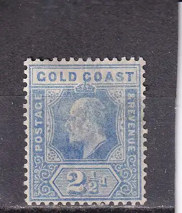 Goldküste 1907 Nr 52 Falz / Gummimängel / *