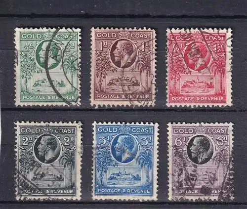 Goldküste 1928 Nr 88-94 ex Gestempelt (Posten)