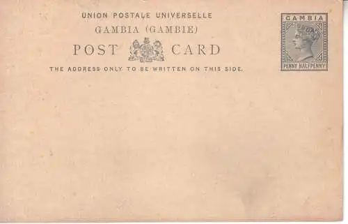 Gambia 1880 Nr P1 Postfrisch / **
