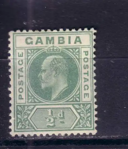 Gambia 1906 Nr 40 Ohne Gummierung (*)