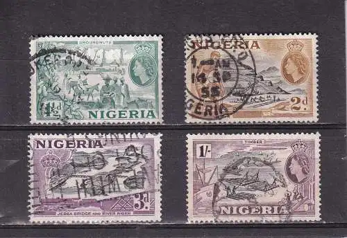 Nigeria 1953 Nr 73-79 ex Gestempelt (Posten)
