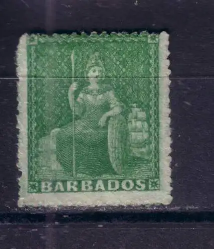 Barbados 1860 Nr 6 Ohne Gummierung (*)