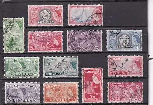 Bermuda-Inseln 1953 Nr 131-145 ex Gestempelt (Posten)