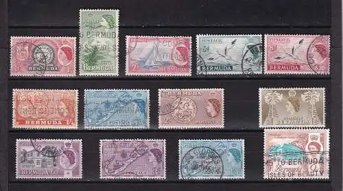 Bermuda-Inseln 1953-1965 Gestempelt (Posten)