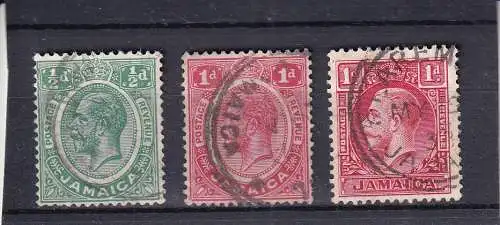 Jamaika 1912-1927 Gestempelt (Posten)