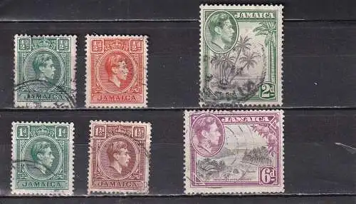 Jamaika 1938-1951 Gestempelt (Posten)