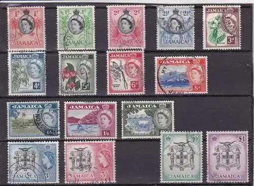 Jamaika 1956 Nr 161-176 Gestempelt (Posten)