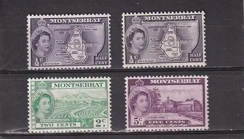 Montserrat 1953 Postfrisch / **
