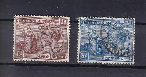Trinidad und Tobago 1922 Nr 105 108 Gestempelt (Posten)