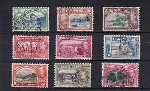 Trinidad und Tobago 1936 Nr 131-142 ex Gestempelt (Posten)