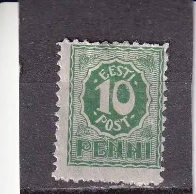 Estland 1919 Nr 7 Falz / Gummimängel / *