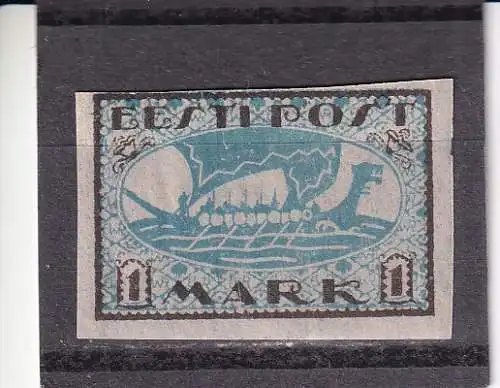Estland 1919 Nr 12 Falz / Gummimängel / *