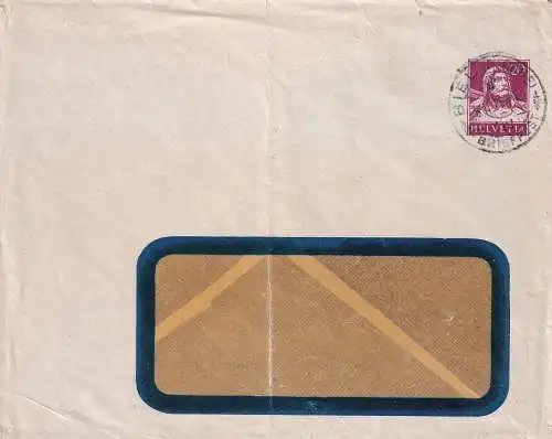 Schweiz 1921 Brief