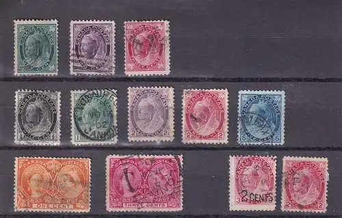 Kanada (Brit. Kol.) Brit. Kanada 1897-1899 Nr 39-76  ex Gestempelt (Posten)