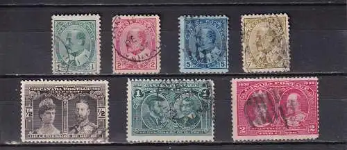 Kanada (Brit. Kol.) Brit. Kanada 1903-1908 Nr 77-86 ex Gestempelt (Posten)