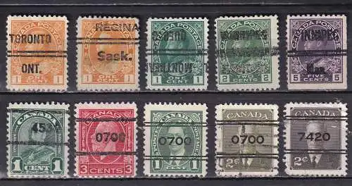 Kanada (Brit. Kol.) Brit. Kanada 1912-1949 Gestempelt (Posten)