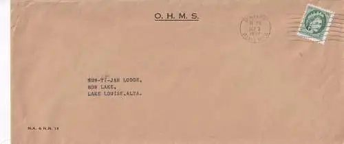 Kanada (Brit. Kol.) Brit. Kanada 1957 Brief