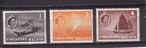 Singapur 1955 Nr 28-29 Postfrisch / **
