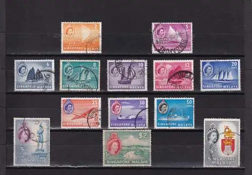 Singapur 1955 Nr 29-42 ex