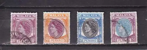 Malai. S. V Malaienst. 1954 Nr 34-41 ex Gestempelt (Posten)