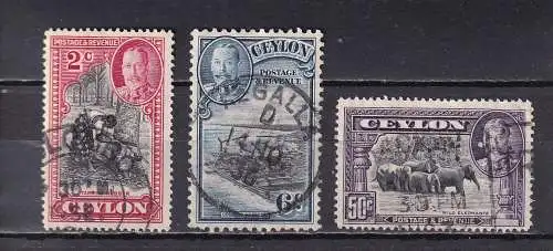 Sri Lanka 1935 Nr 216-225 ex Gestempelt (Posten)