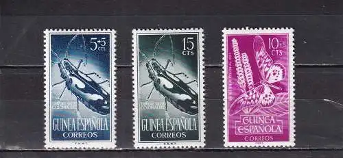 Spanisch-Guinea 1953 Nr 295-297 Postfrisch / **