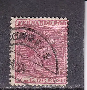 Fernando Poo 1882 Nr 6 Gestempelt (Posten)
