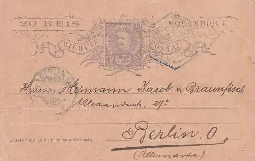 Mocambique 1907 Brief