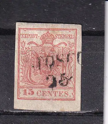 Österreich Lomb. u. Ven. 1851 Nr 3 Gestempelt (Posten)