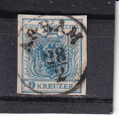 Österreich 1850 Nr 5 X Zentraler Rund / Vollstempel