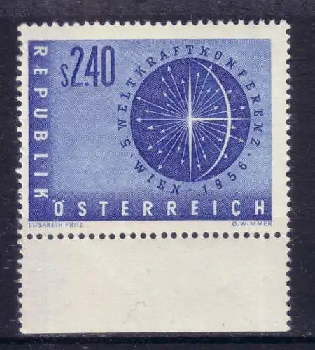 Österreich 1956 Nr 1026 Postfrisch / **