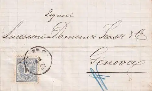 Türkei 1887 Nr 11 Brief