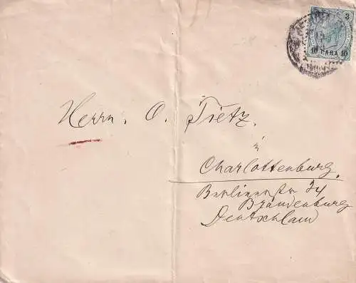 Türkei 1890 Nr 21 Brief