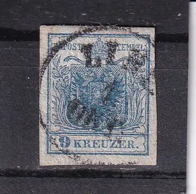 Österreich 1850 Nr 5 X Zentraler Rund / Vollstempel