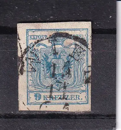 Österreich 1850 Nr 5 X Zentraler Rund / Vollstempel
