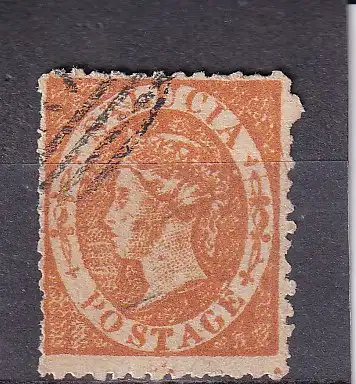 St. Lucia 1864 Nr 8 Sonstiges