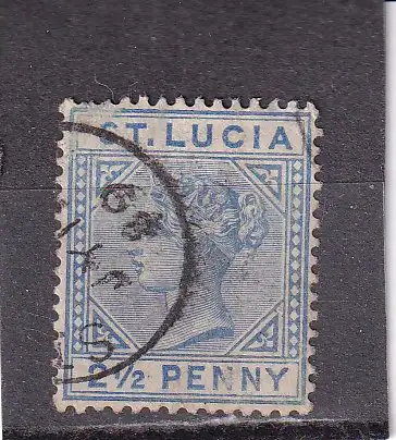St. Lucia 1884 Nr 21 I Gestempelt (Posten)