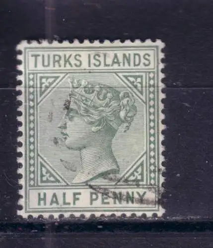Turks- und Caicos-I. 1894 Nr 22 II Gestempelt (Posten)