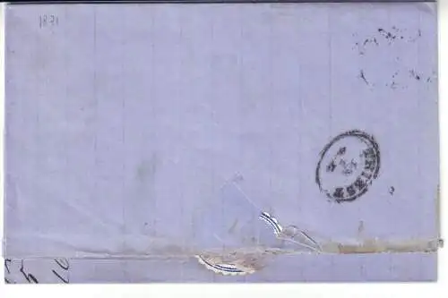 Österreich 1871 Nr 37 I Brief