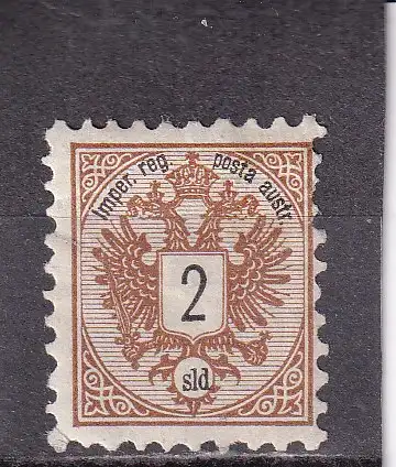 Österreich 1883 Nr Levante 8 Falz / Gummimängel / *