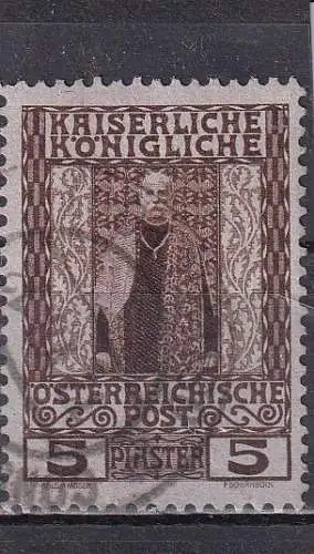 Österreich 1908 Nr Levante 59 Gestempelt (Posten)