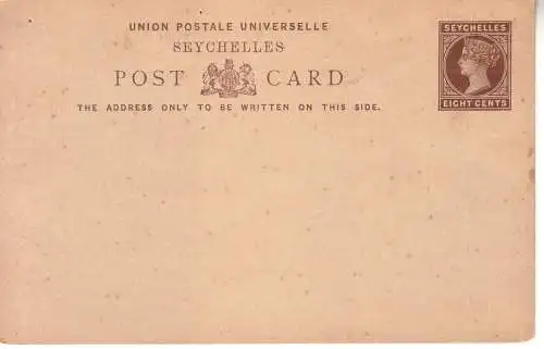 Seychellen 1891 Nr PK 1 Gestempelt (Posten)