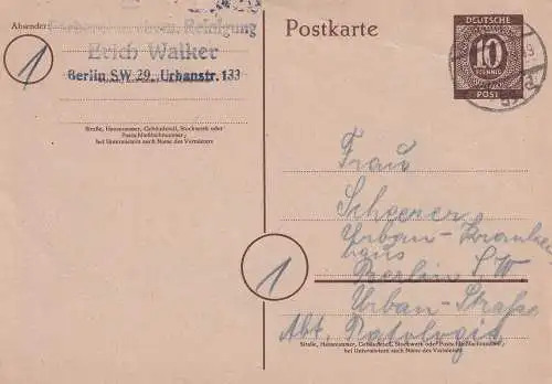 Berlin (West) 1946 Nr PK Brief