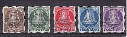 Berlin (West) 1953 Nr 101-105 Gestempelt (Posten)