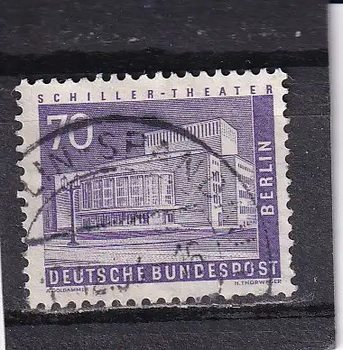 Berlin (West) 1956 Nr 152 Zentraler Rund / Vollstempel