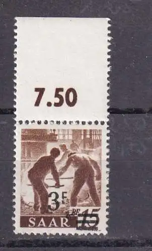 Saargebiet/Saarland 1947 Nr 230 Postfrisch / **