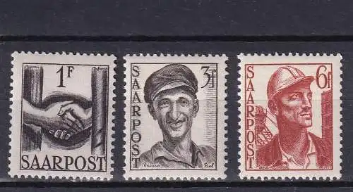 Saargebiet/Saarland 1948 Nr 241-246 ex Postfrisch / **
